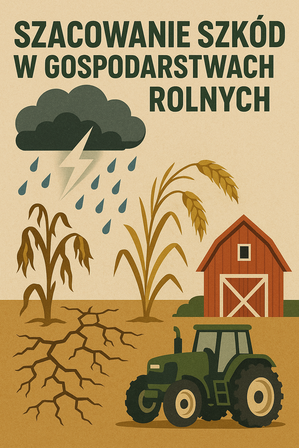 Zgłaszanie szkód w uprawach rolnych w terminie do 12 czerwca 2025 r. !!!